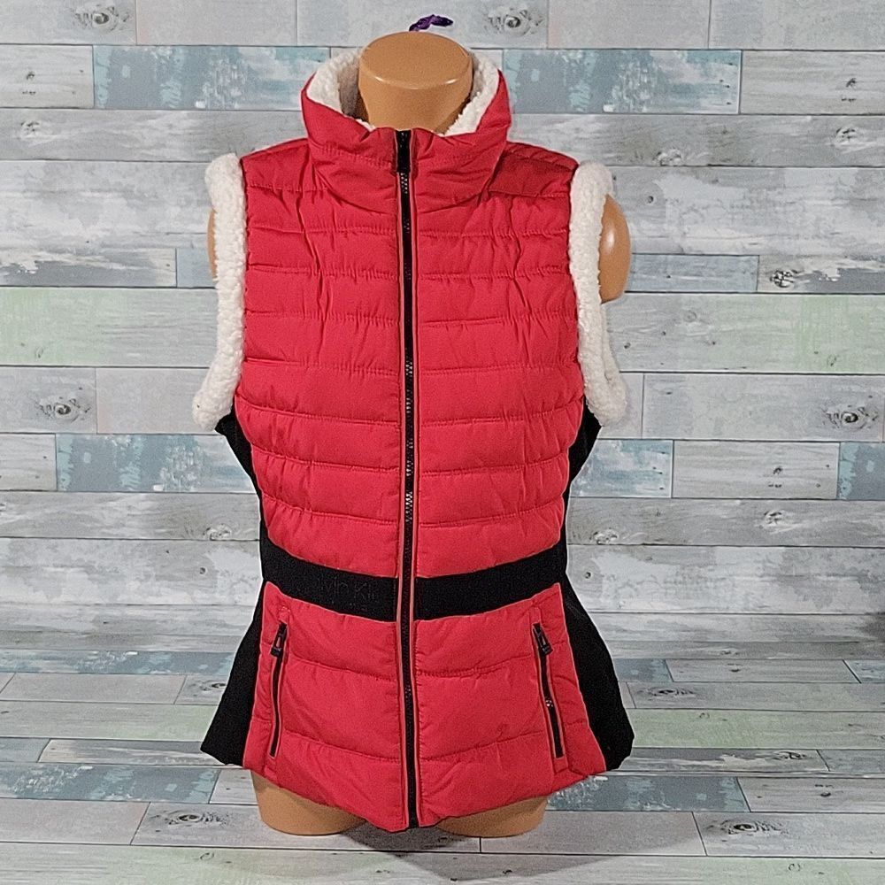Calvin Klein Performance Red & Black Vest sz Medium